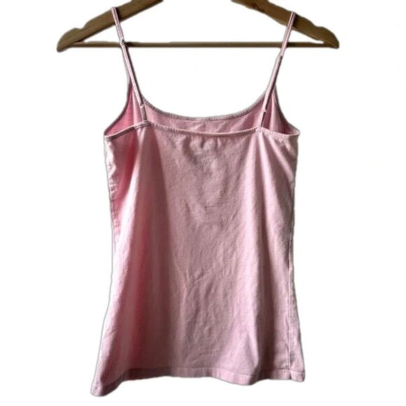 Vintage Merona pink spaghetti strap tank top small adjustable Y2K retro camisole - Picture 2 of 2